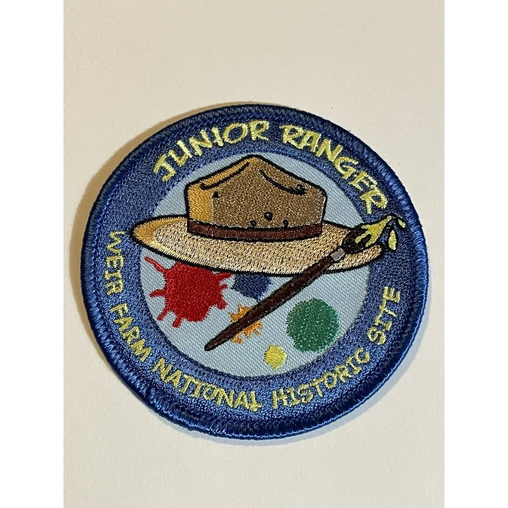 Weir Farm NPS National Park Junior Ranger Souvenir Clothe Badge Historical Site